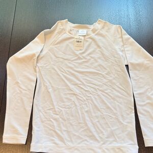 Hanna Andersson Classic White Long Sleeve Tee